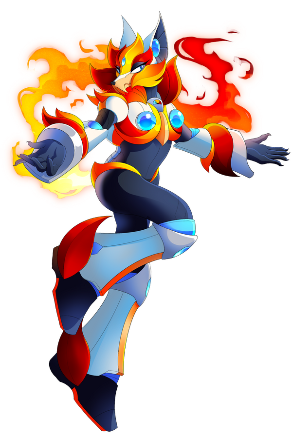 MEGAMAN X : REMINISCENCE BOSS RENDER